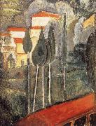 Amedeo Modigliani Landscape in the midi France oil painting artist